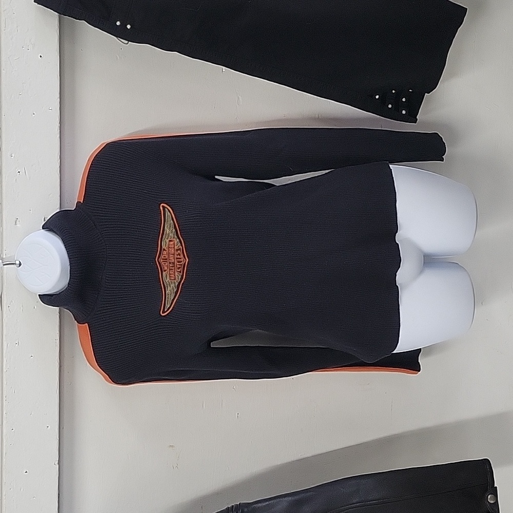 Harley Davidson turtleneck sweater - Picture 1 of 6